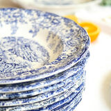 Assiette creuse style anglais