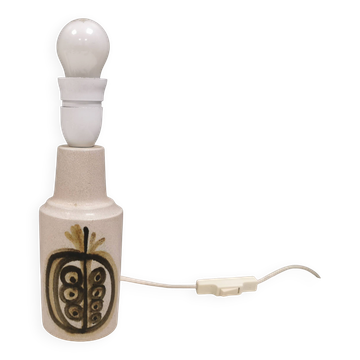 Small stoneware table lamp from Danish brand Okola, 1980s