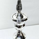 Pair of Silver Candle Holders Egypt