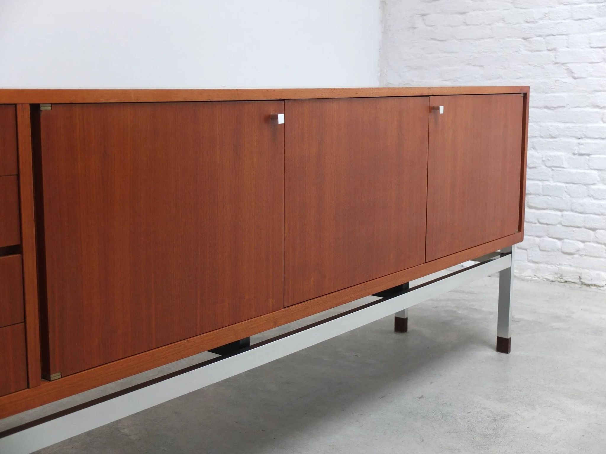Large modernist sideboard by Werner Wölfers for V-Form, 1960s