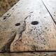 Gross old wooden workbench
