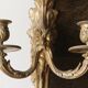 Gilded bronze wall light, monobloc, 18th century
