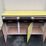 Buffet formica jaune