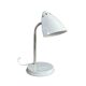 Vintage desk lamp Kompernass adjustable in pearl grey lacquered metal.
