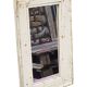 Indian Mirror Old Patinated Teak Wood to Fix