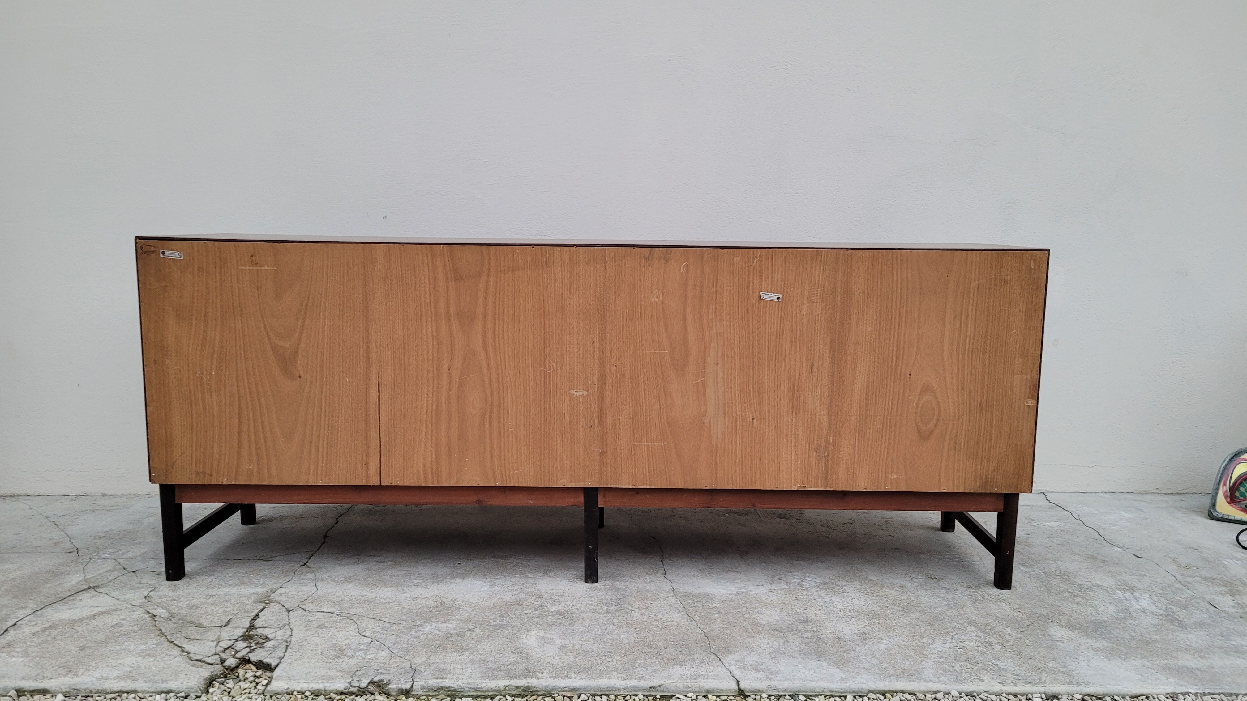 Danish sideboard stamped Bordum and Nielsen in Rio rosewood