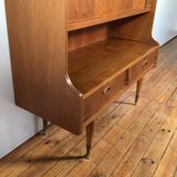 vintage sideboard with drawers and sliding doors