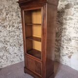 Vitrine française Louis-Philippe – avec porte vitrée d'origine