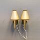 A set of wall lamps from the 70s, designed by Svend Mejlstrøm, for MS Lighting Denmark.