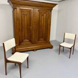 Frankfurt solid wood wardrobe geometric shape vintage wardrobe