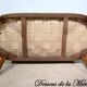 Small Mahogany Backsplash Daybed, Return from Egypt Style – Early 20th Century