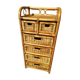 Chest of Drawers 6 Rattan Drawer - Vintage