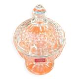 Drageoir sucrier cristal d' arques Paris années 1970