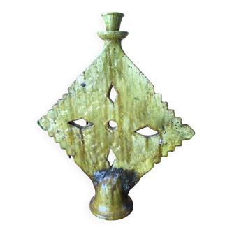 Tamegroute pottery candle holder