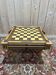 Table à jeux d'échecs, échiquier style Louis XVI