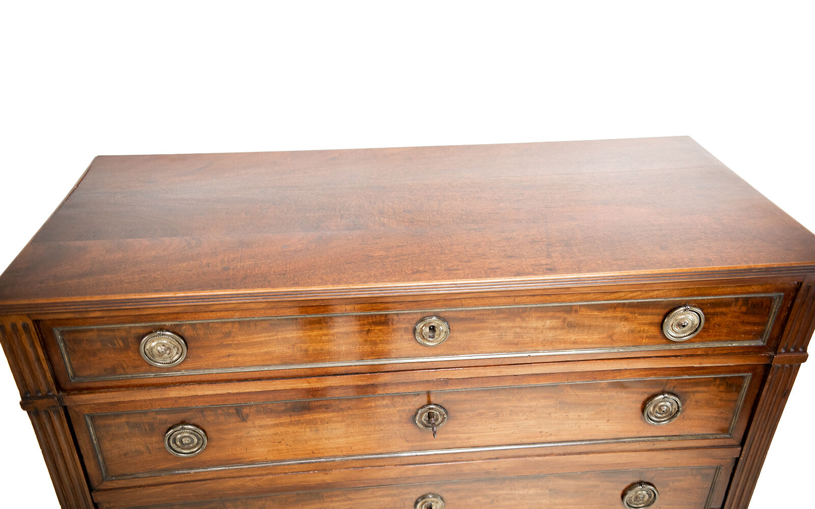 Georgian continental mahogany secretaire bureau