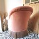 Fringed toad armchair