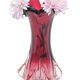Murano vase “Chambord” red
