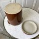Saloir in glazed stoneware vintage 70s