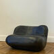 Black pebble pouf