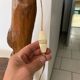 Liseuse Bois Vintage Corde Vallauris circa 1960