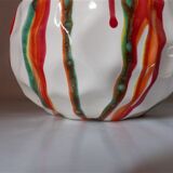 Sculptural vase de sia 1980 ceramics