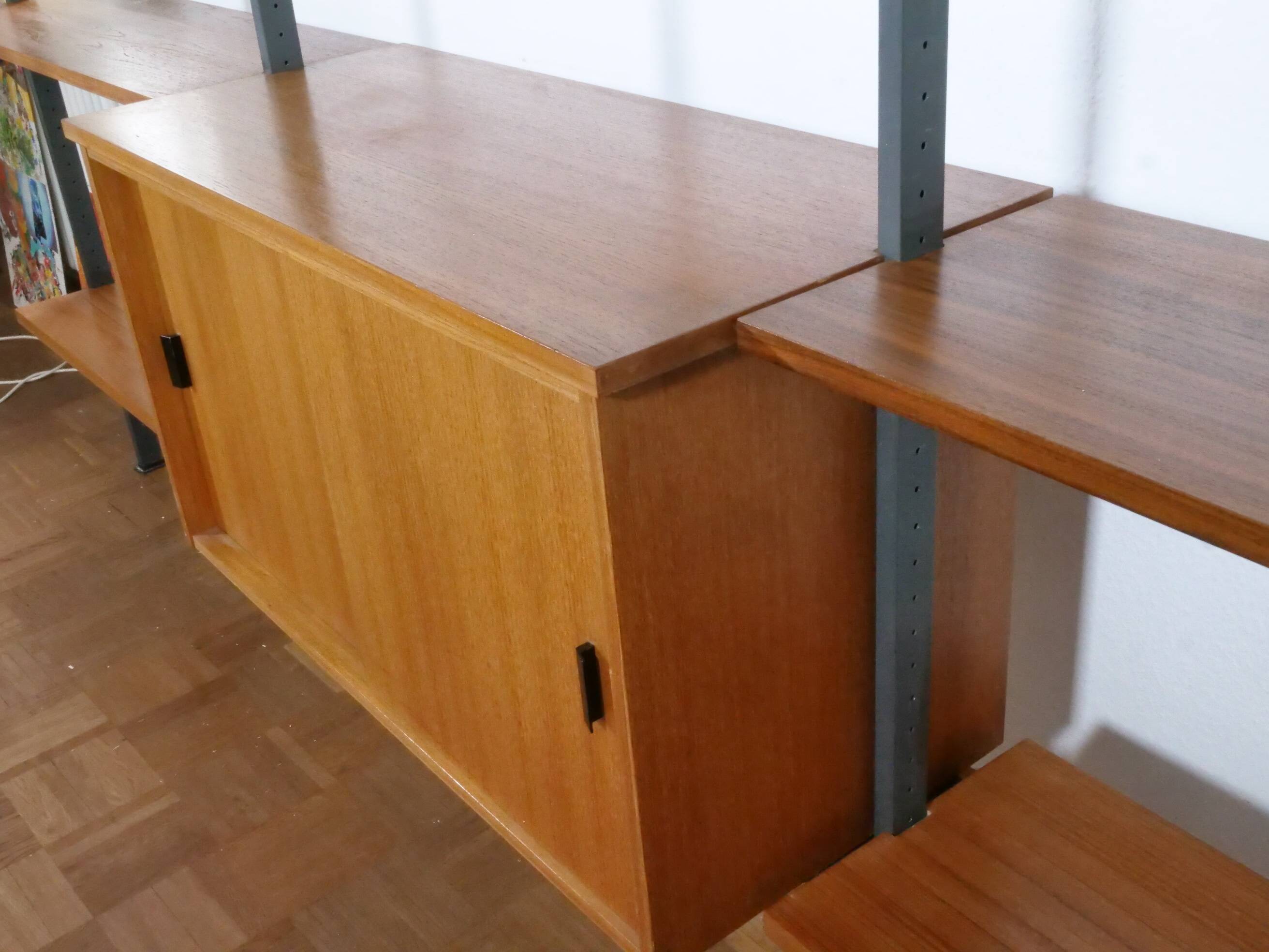 Mid-Century Teak Modular Shelf System by Olof Pira, Sweden, 1960s
