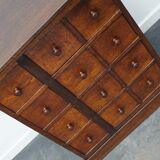 English Oak Apothecary Cabinet Cabinet, Early 20th Century