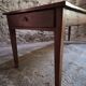 Table à manger de ferme française ancienne avec deux tiroirs | Chêne & pin | vers 1850–1900