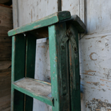 Wooden workshop folding stepladder