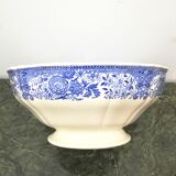 Saladier Villeroy & Boch motif Burge land bleu