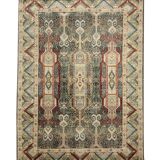 Handmade Traditional Indian Area Rug Fine Oriental Wool Carpet- 122x187cm