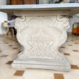 Jean-Charles Moreux style marble and stone table