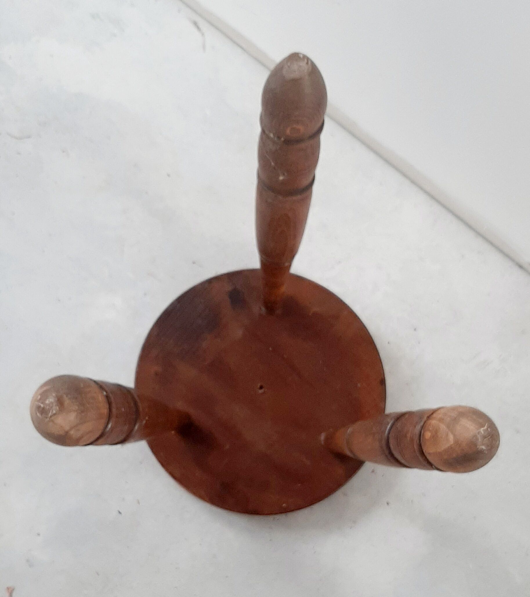 50s tripod farm stool