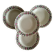 Limoges Bernardaud 4 Deep Plates in porcelain