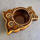 Vintage 70s ceramic owl ashtray