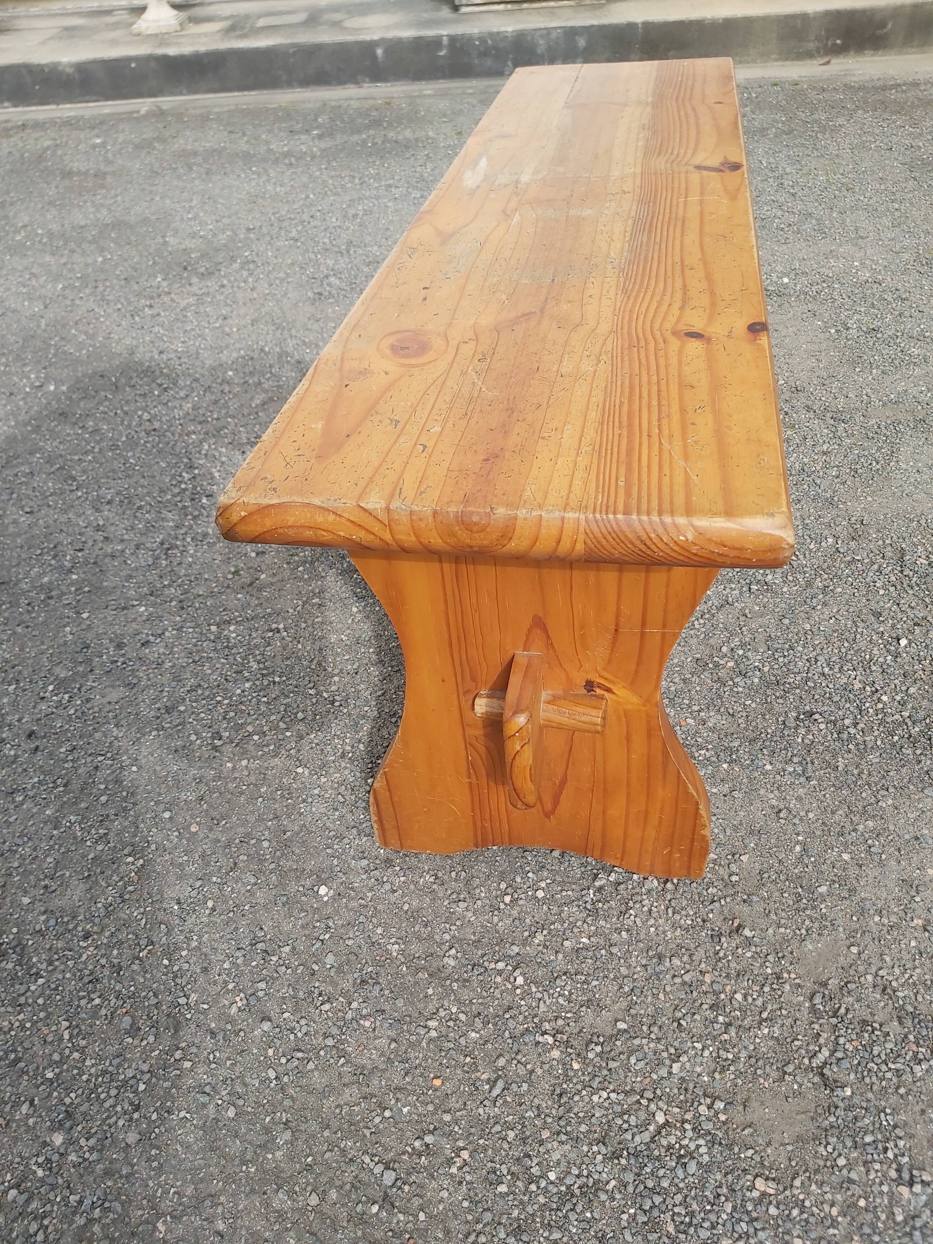 112 cm pine bench