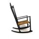 Fauteuil à bascule vintage J16 en hêtre par Hans Wegner pour Möbler F. D. B, Danemark 1960