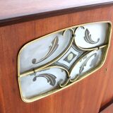 Vintage sideboard, high board, teak, 60's