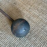 Antique cast iron dumbbell