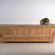 Antique carved buffet in fir wood – China, circa 1930