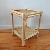 Rattan nightstand