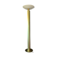 Floor lamp 80s brass and glass