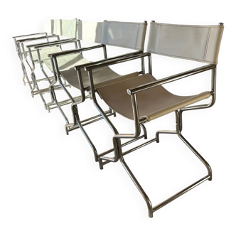 Suite de 5 fauteuils de metteur en scène