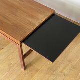 Scandinavian teak coffee table with extensions