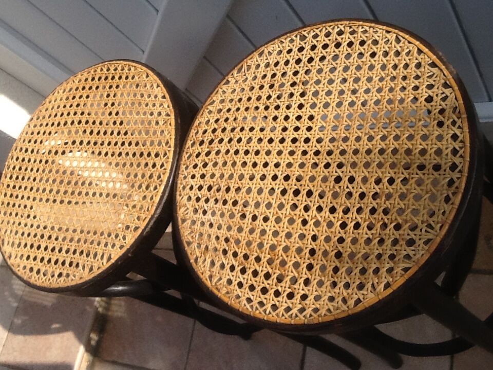 Wooden and canning stools