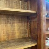 Glass bookcase with 2 doors