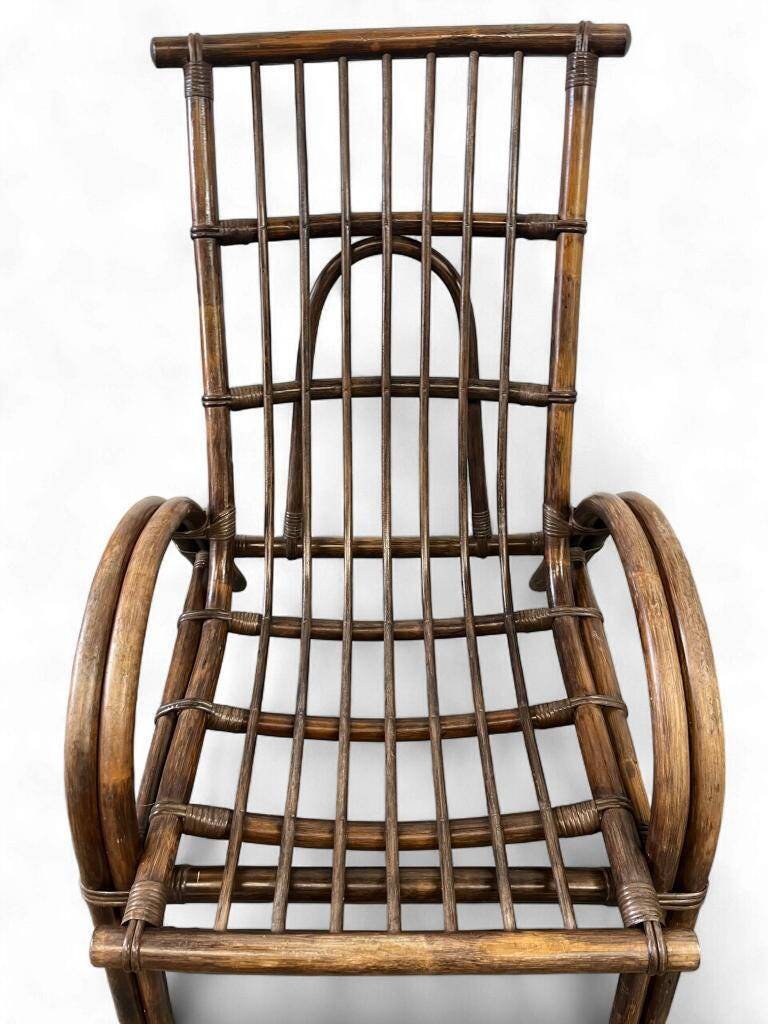 2 fauteuils vintage en rotin