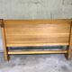 Solid oak bed
