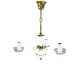 AKA Leuchten chandelier, Hollywood Regency style, Germany, 1970s.